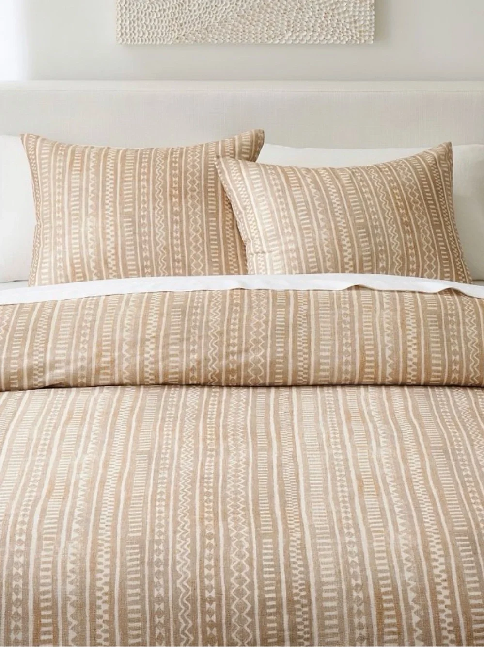 Shorewood Printed KING Duvet Cover from pottery barn